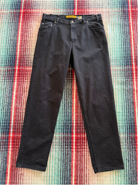 Vintage Levi’s Silver Tab Classic Straight Leg Black Jeans 36x32